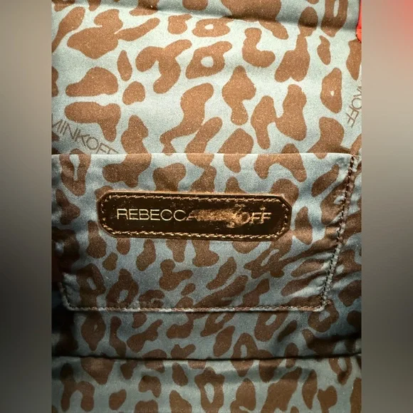 REBECCA MINKOFF Mini Studded/Quilted ‘Affair’ Chain Strap Bag Red w/ Gold Studs - Picture 11 of 11